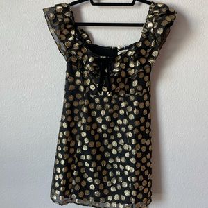 For Love & Lemons Lottie Ruffle Mini Dress NWT
